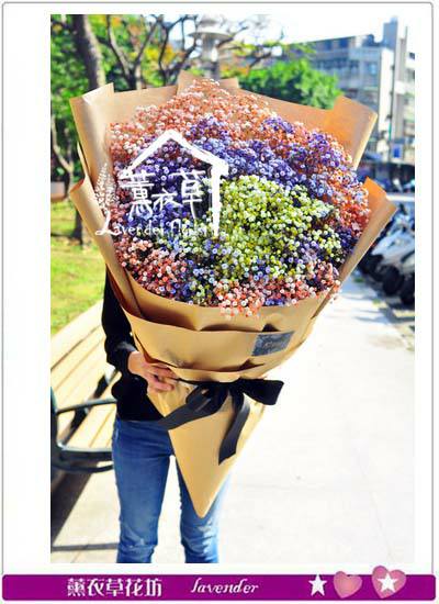 風靡韓國的超大花束
