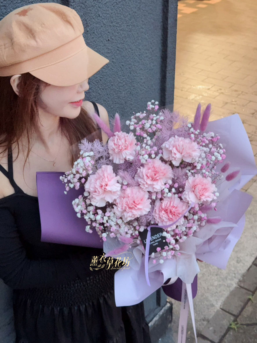 進口~康乃馨~韓式花束設計 115042705