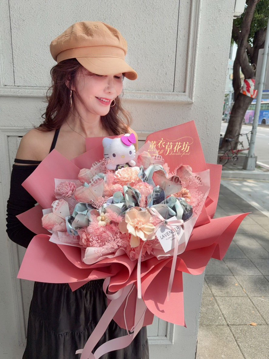 蝴蝶/鈔票/有錢花/花束設計113080906
