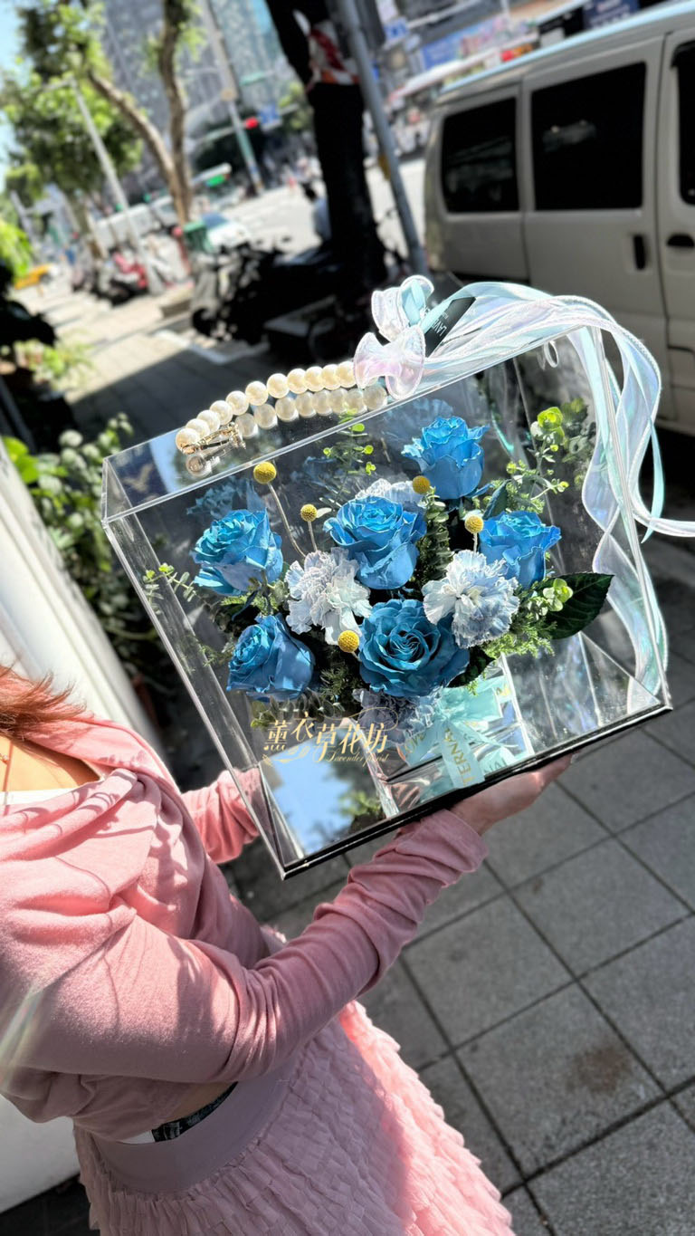 花箱設計~紫玫瑰鮮花113092458
