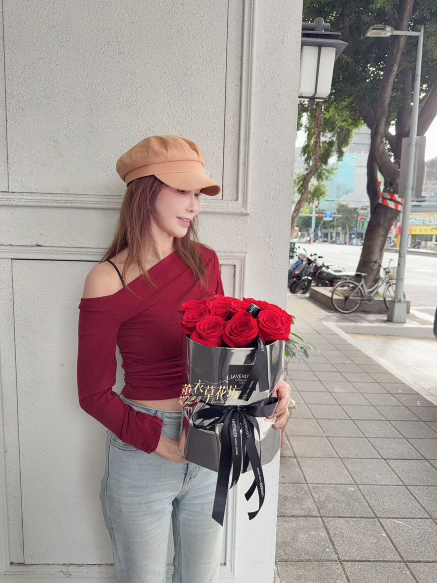 進口10朵玫瑰花束112030216