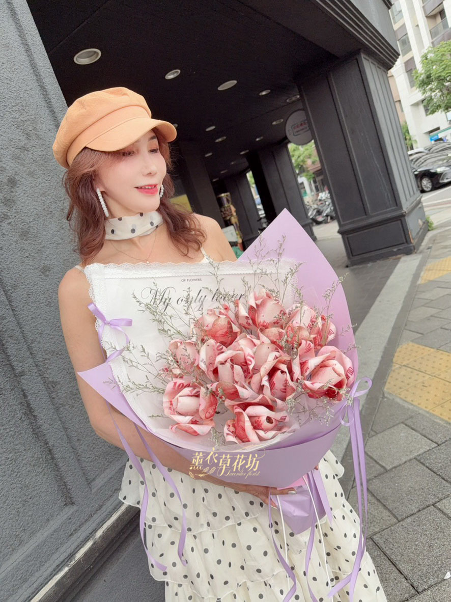 鈔票花/有錢花/韓式包裝設計 115081207