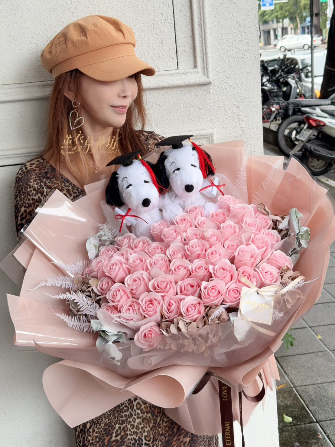 史努比&50朵香芬花束108052412