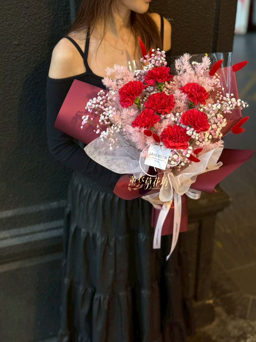 進口~康乃馨~韓式花束設計 115042701