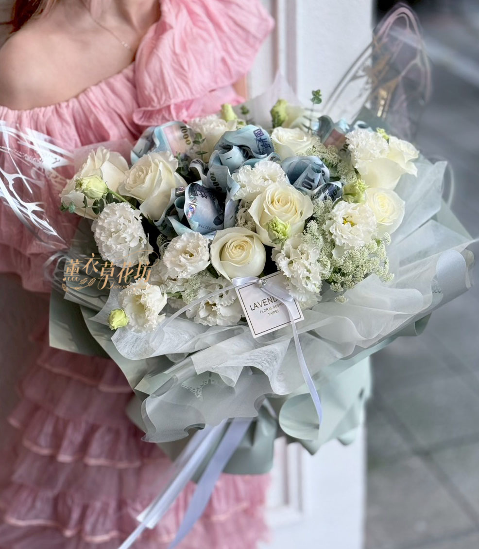 鈔票花/鮮花/花束設計 114060313