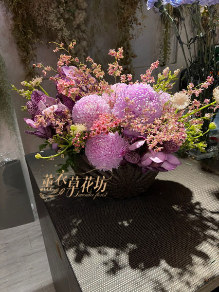 富貴牡丹菊~盆花設計 110020630