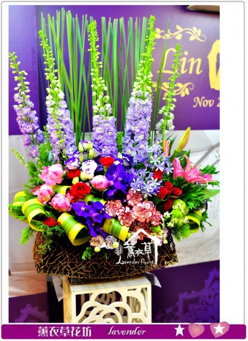 豪華盆花a 薰衣草網路花店 情人節花束 媒體報導最具創意網路花店 Lavender