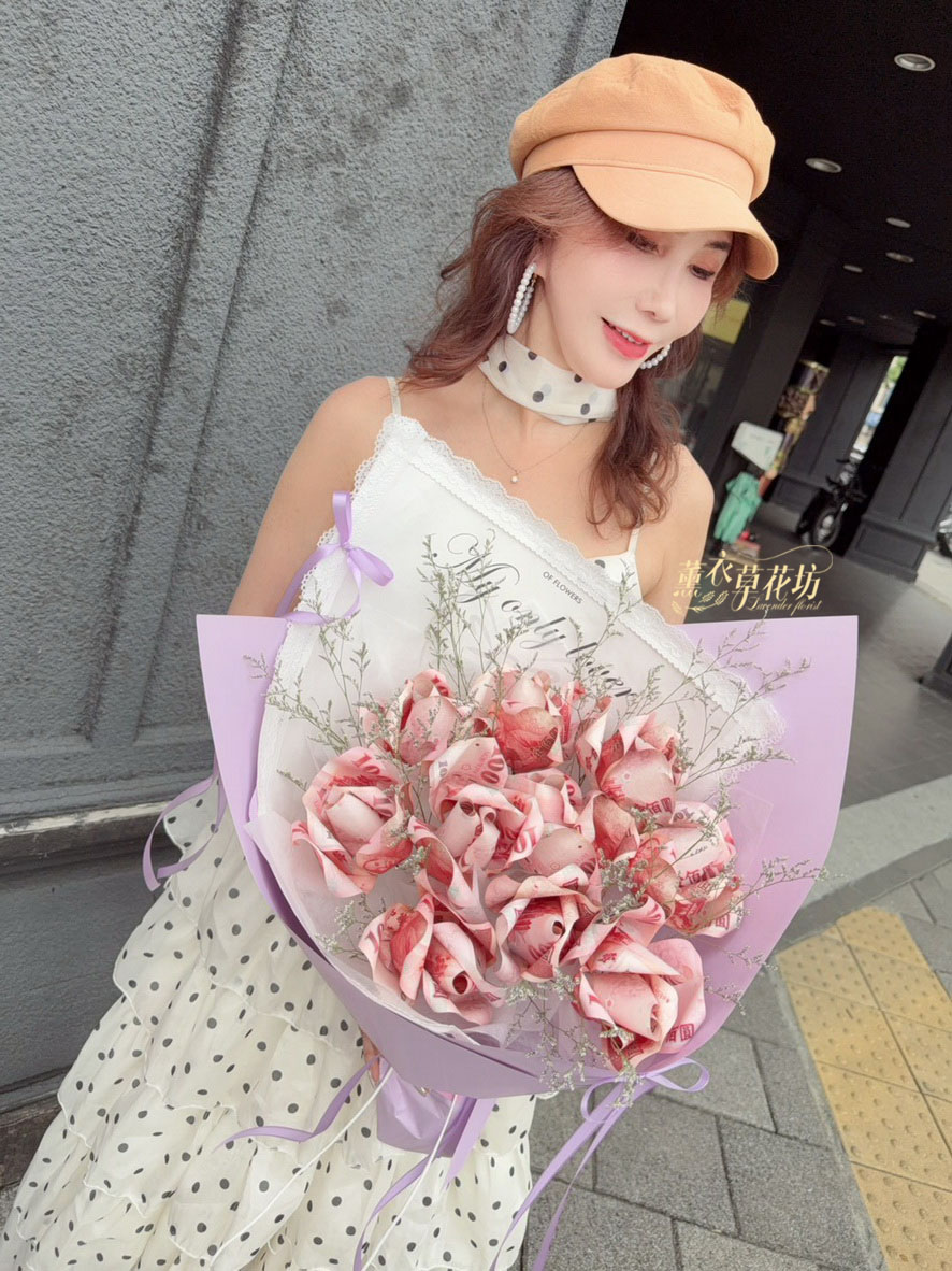 鈔票花/有錢花/韓式包裝設計 115081207