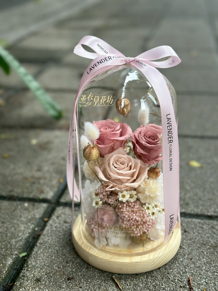 不凋花/恆星花/永生花/玻璃罩 108031509