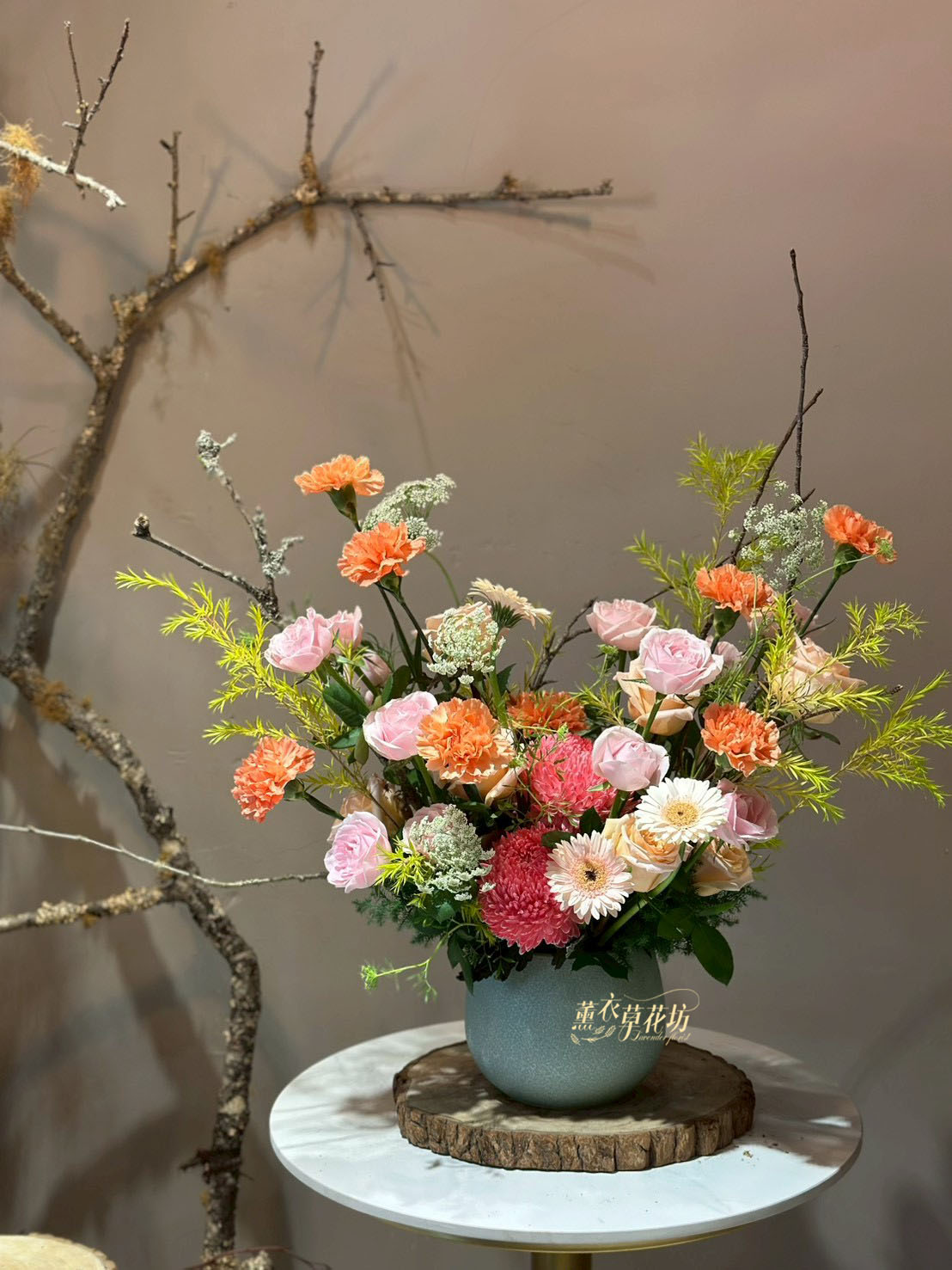 盆花設計~鮮花 114102322