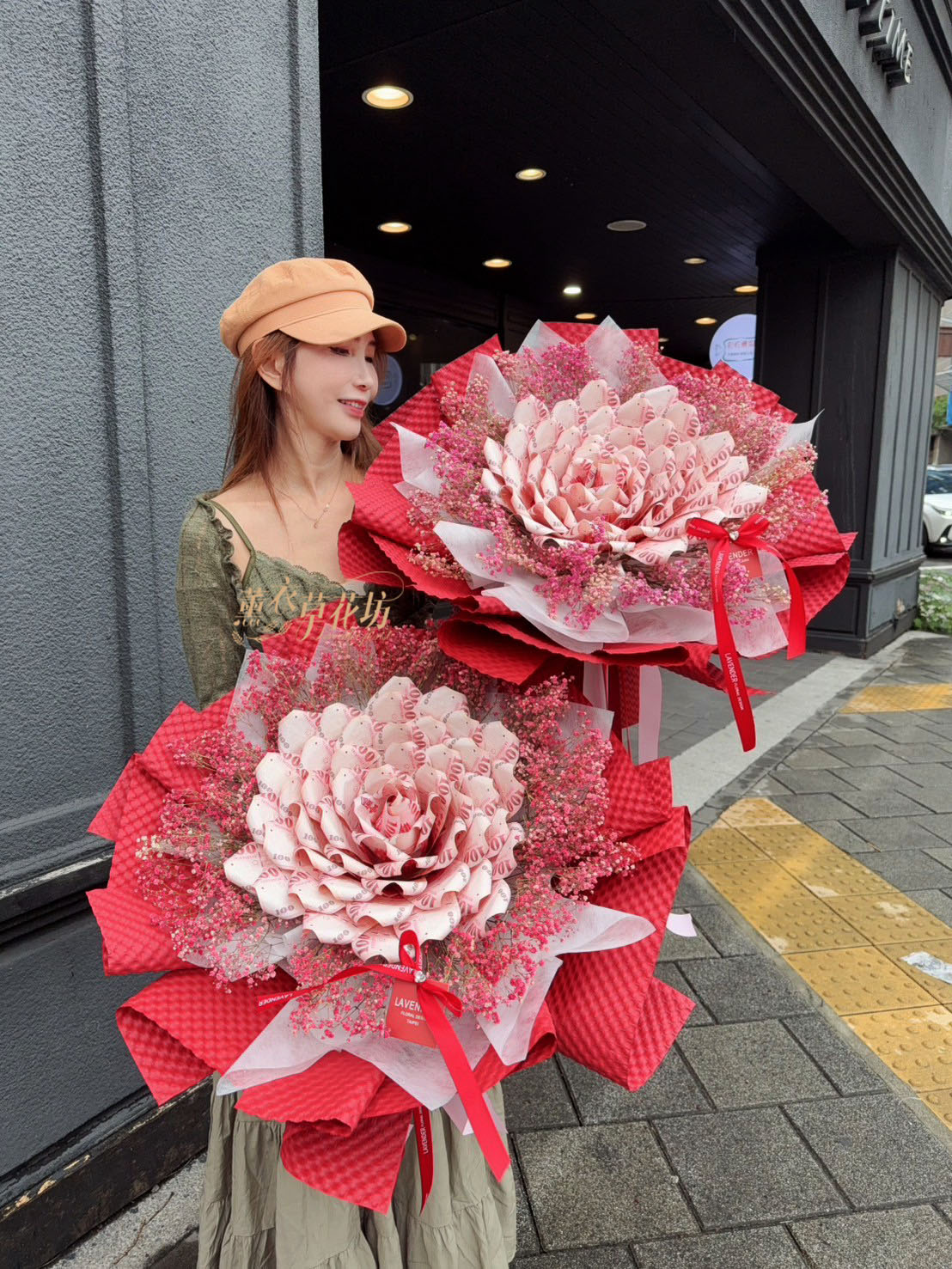鈔票花/有錢花/巨型玫瑰款~112080303
