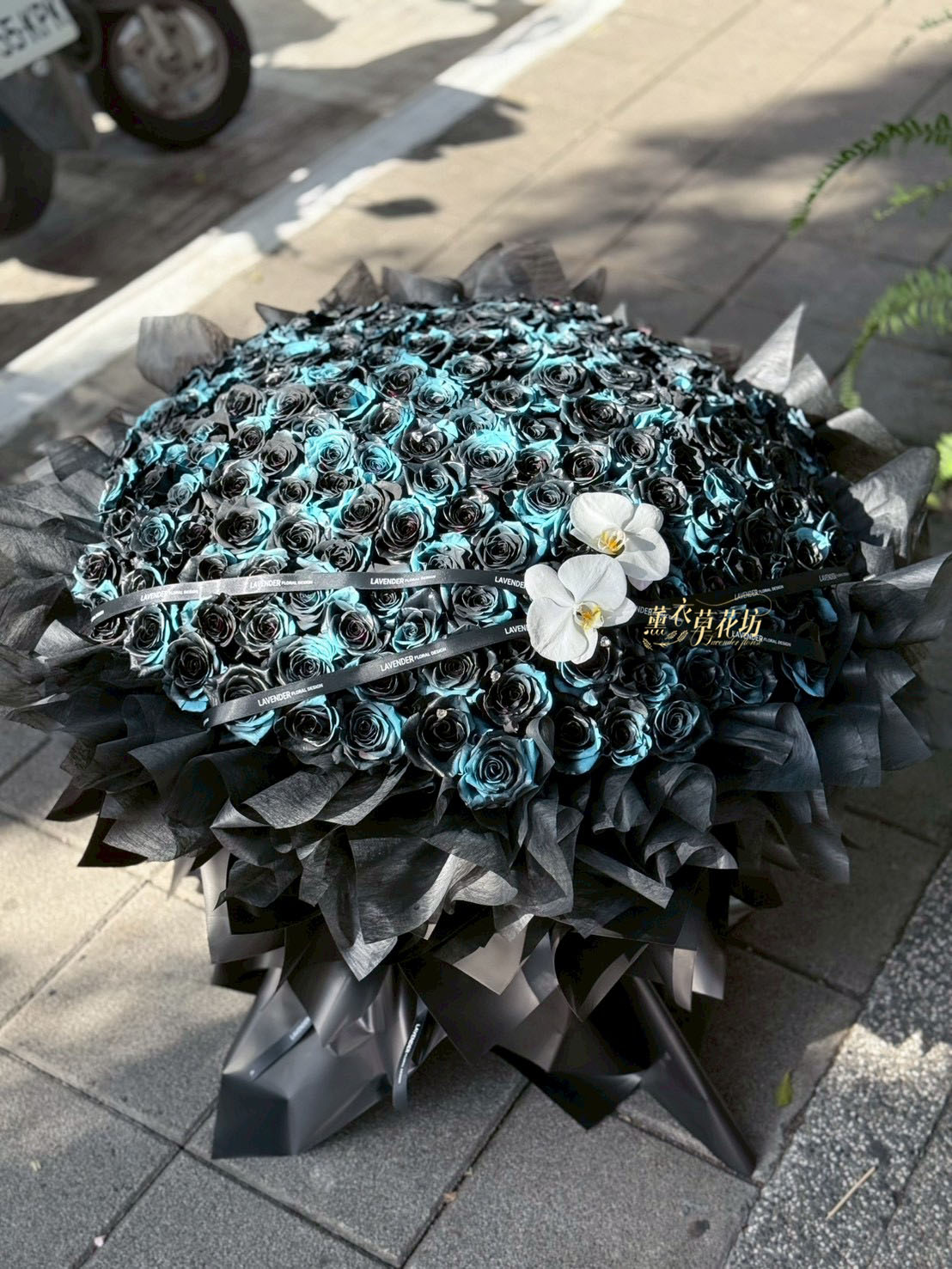 僅口玫瑰~168朵~天使藍玫瑰114112906