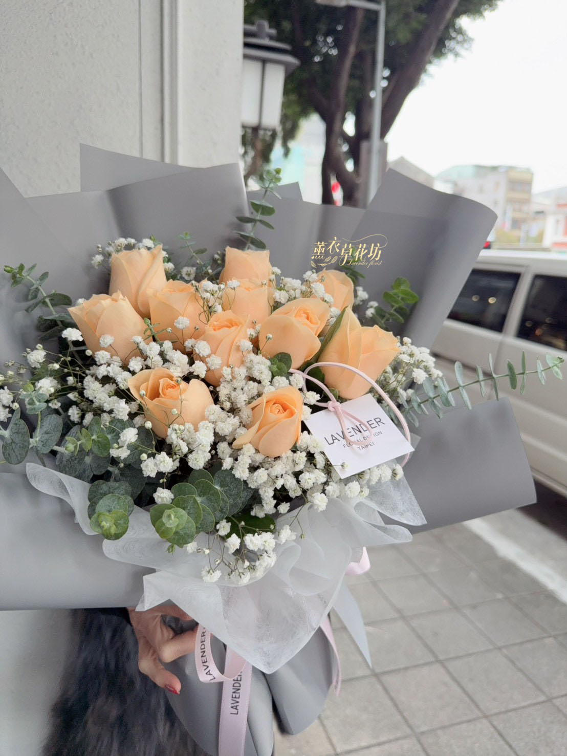 香檳玫瑰~11朵花束115010806