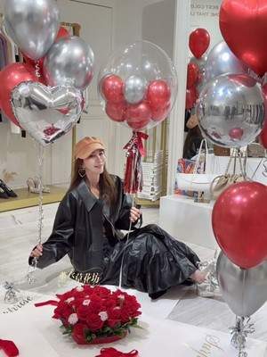 氣球&鮮花&空飄花盒 115030501