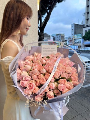 99朵粉玫瑰花束~113051401
