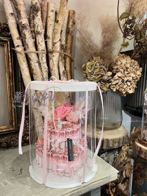 愛心鈔票蛋糕 110110306