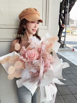 永生花&乾燥花~花束設計114101402