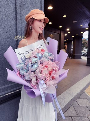 蝴蝶結~鈔票有錢花~花束 114081406