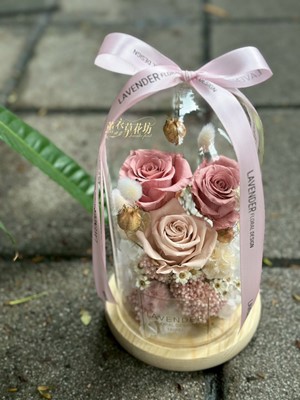 不凋花/恆星花/永生花/玻璃罩 108031509