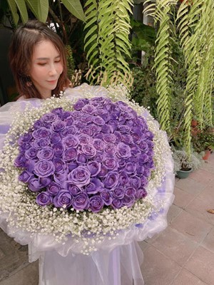 108朵紫色玫瑰花束108112808