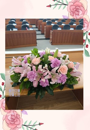 大人物講台桌花~頒獎典禮~交接典禮~一個