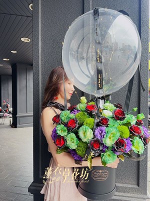 泡泡球~抱抱筒鮮花~設計112050730