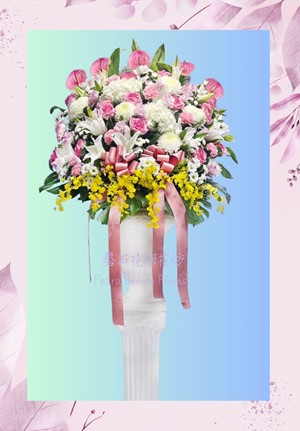 追思花禮~歐式藝術冠軍杯花B款 單位一對 