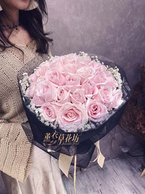 粉玫瑰花108111408