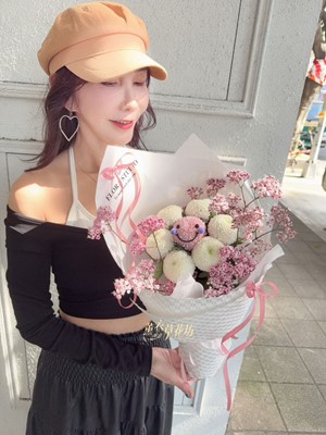 哈哈笑/笑臉/韓式花束設計 115051908