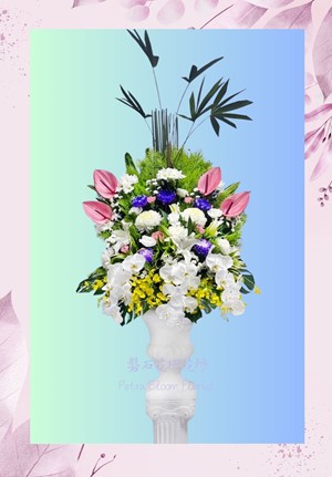 追思花禮~歐式藝術冠軍杯花A款~ 單位一對 