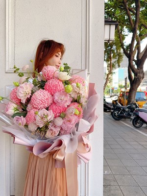 韓式花束設計108091306