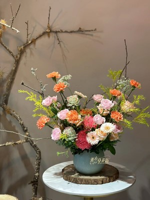 盆花設計~鮮花 114102322